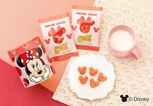 東京ばな奈とディズニーの新作「ミニーマウス」コーン菓子、“ぷっくり