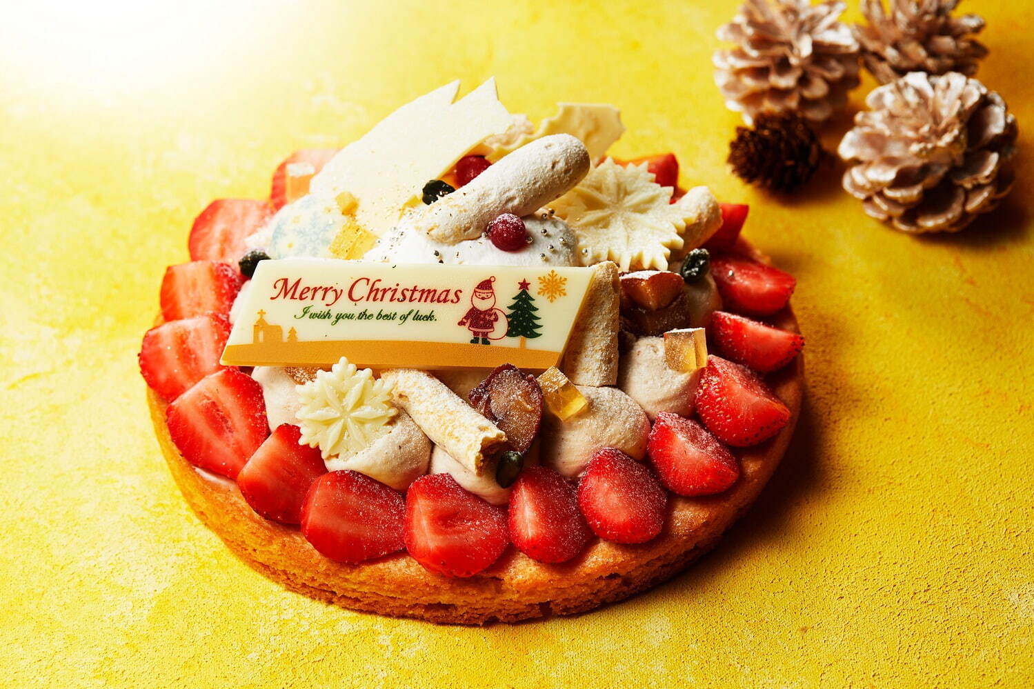 インターコンチネンタルホテル大阪のクリスマスケーキ21 サンタモチーフの苺ショートなど ファッションプレス