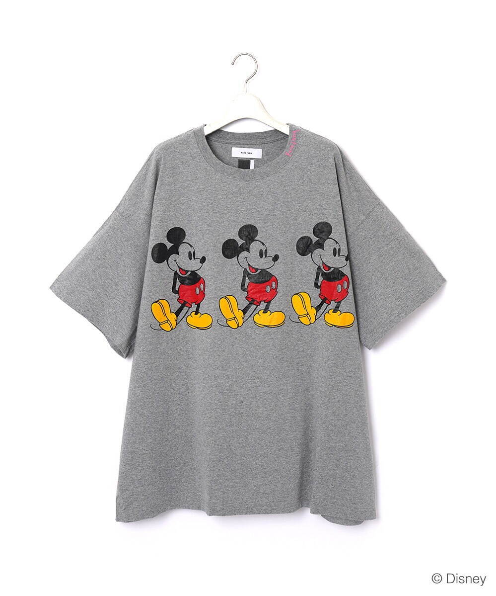 ファセッタズムのディズニー「ミッキーマウス」Tシャツ、ガムテープ風