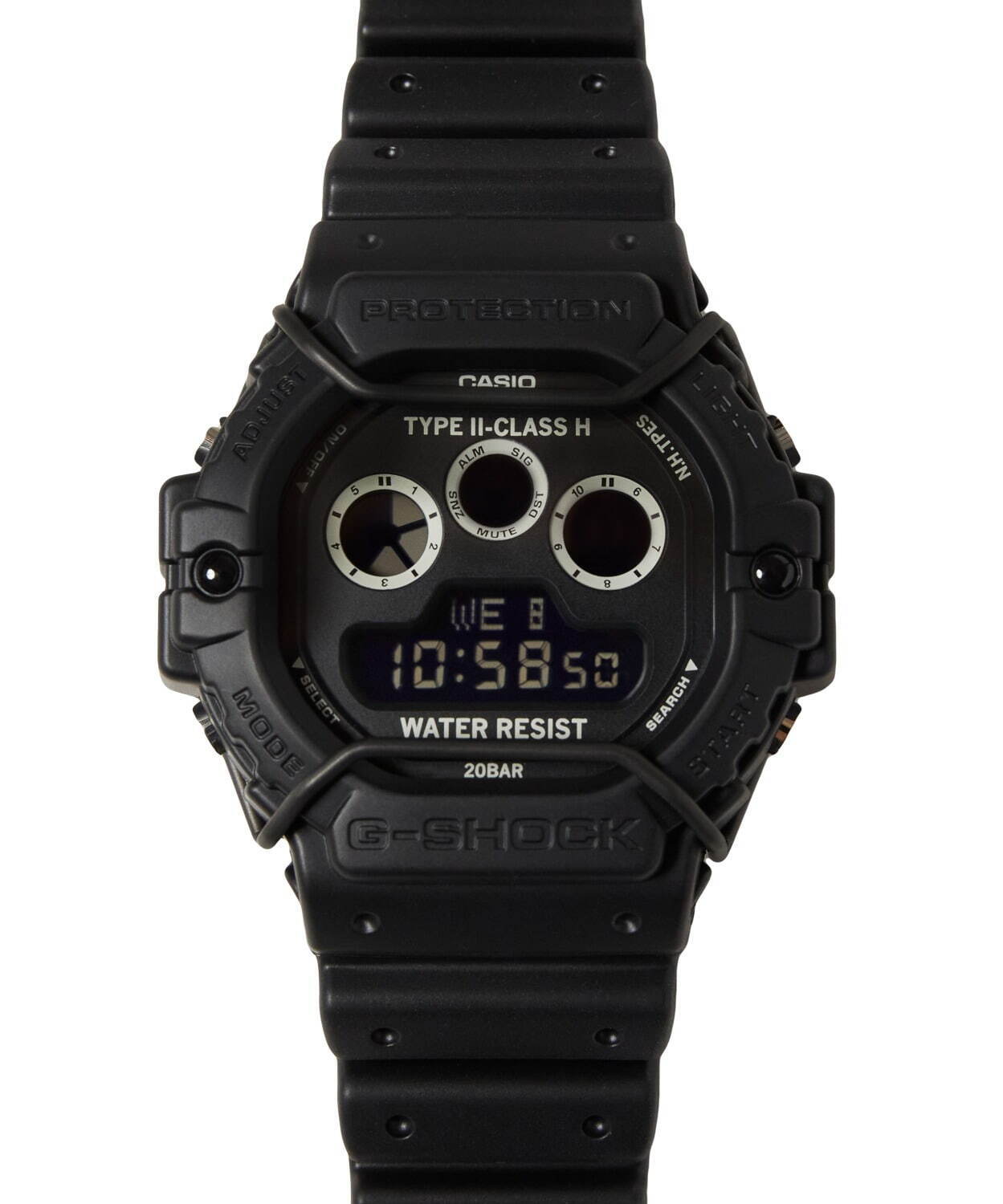 N.ハリウッド×G-SHOCKの腕時計、名機「DW-5900」をマットなオール 