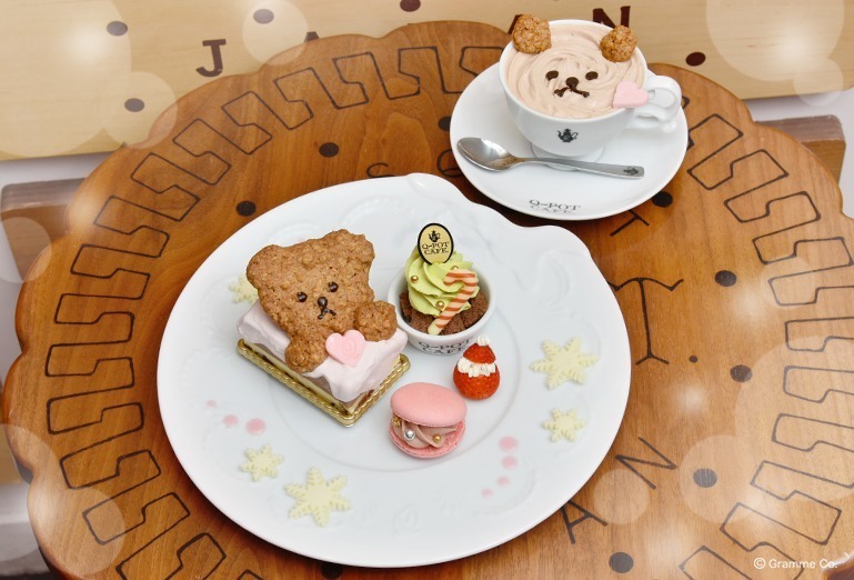 Q-pot CAFE.のクリスマス、“スノーマン＆テディベア”のスイーツプレートやアフタヌーンティー｜写真3