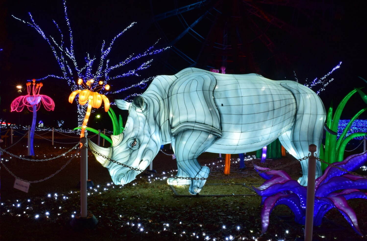 東武動物公園のイルミネーション2021、約300万球の光で埋める広大な敷地＆光と音の共演ショー｜写真9