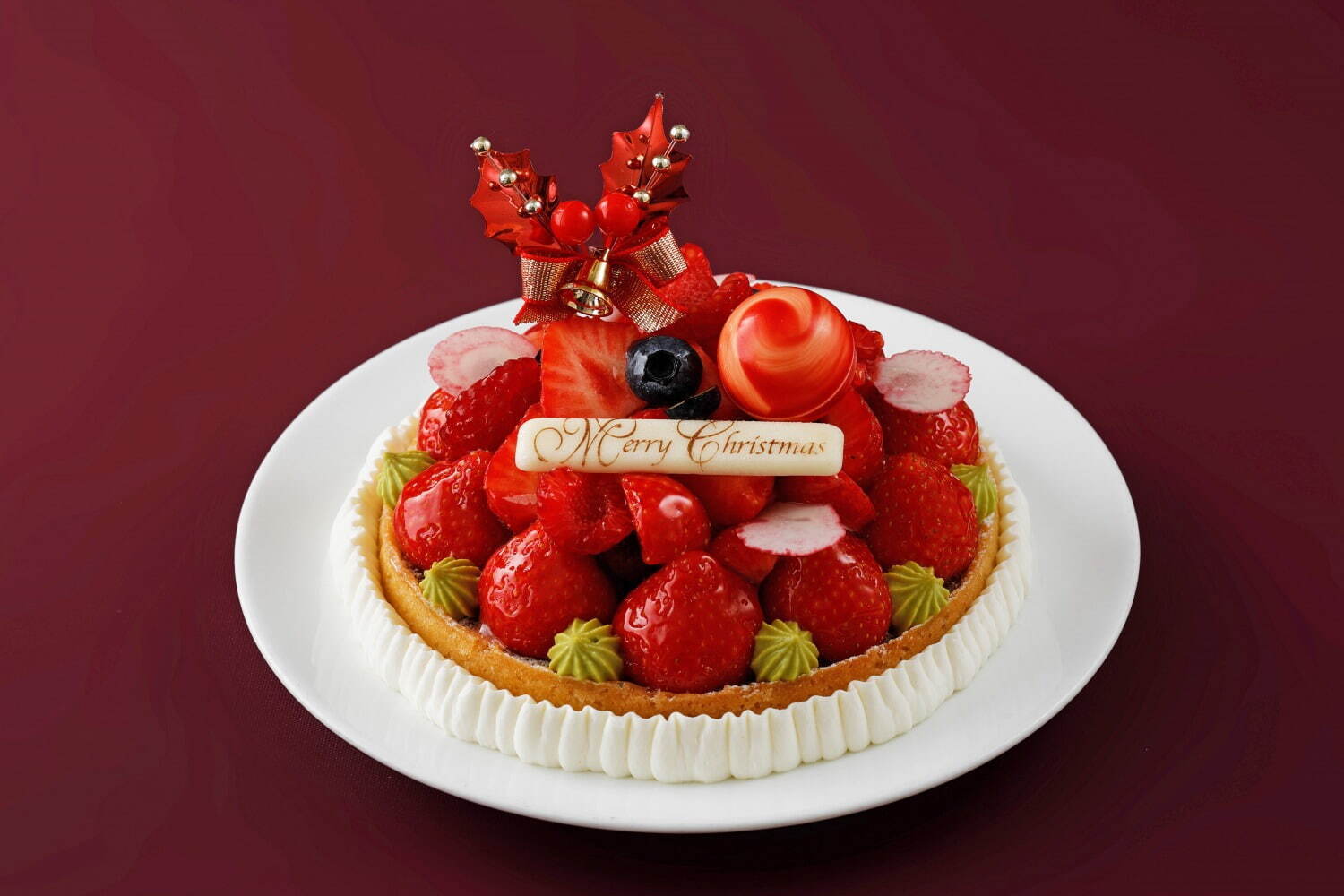 ウェスティン都ホテル京都21年クリスマスケーキ ホワイトクリスマス イメージの苺ショートケーキ ファッションプレス