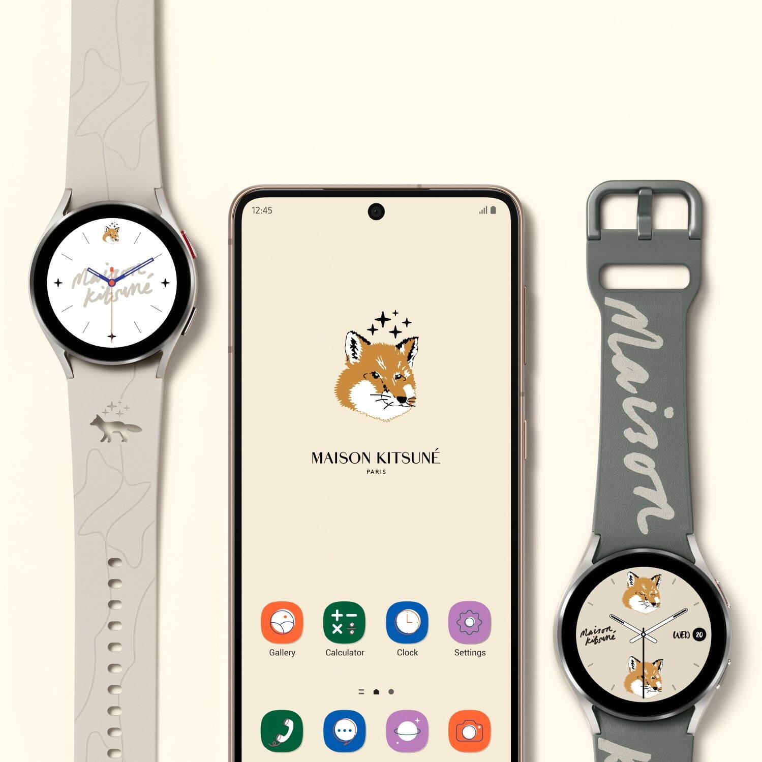 Galaxy Watch 4 メゾンキツネ Maison Kitsuné