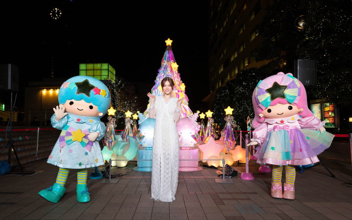 新宿サザンテラス×リトルツインスターズ“キキ＆ララカラー”のクリスマスツリー、イルミネーションも｜写真12