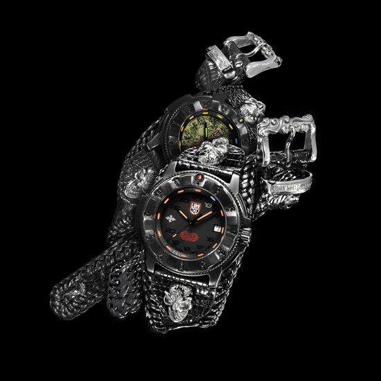 ビルウォールレザー × ルミノックス 限定レザーベルト腕時計