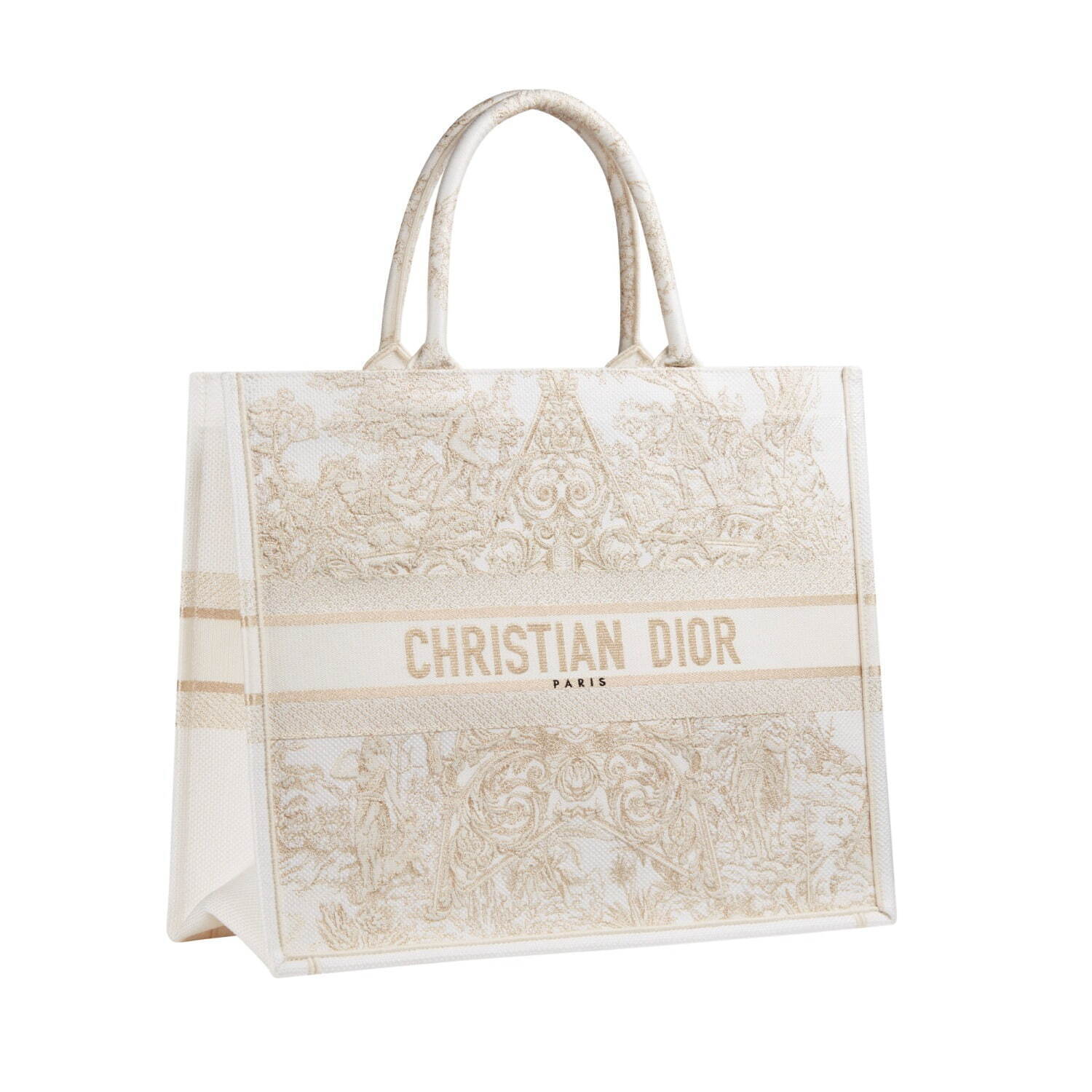 ディオール Dior ブックトート刺繍 ハンドバッグ
