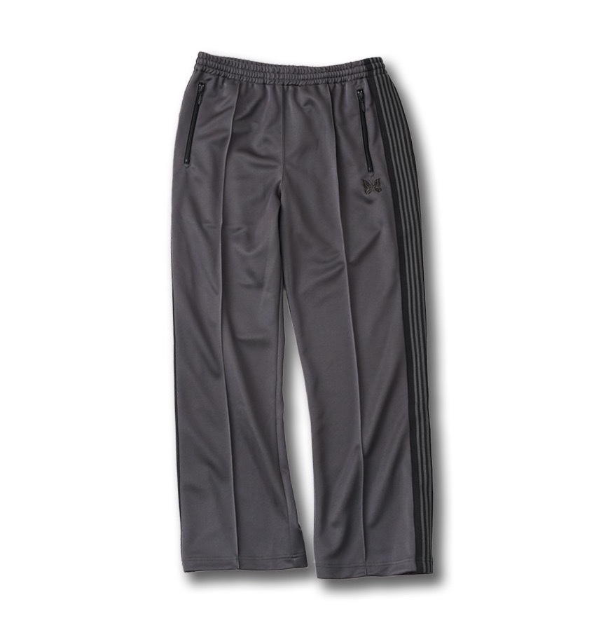 Needles 別注Track Pant-Poly Smooth BLACK S-