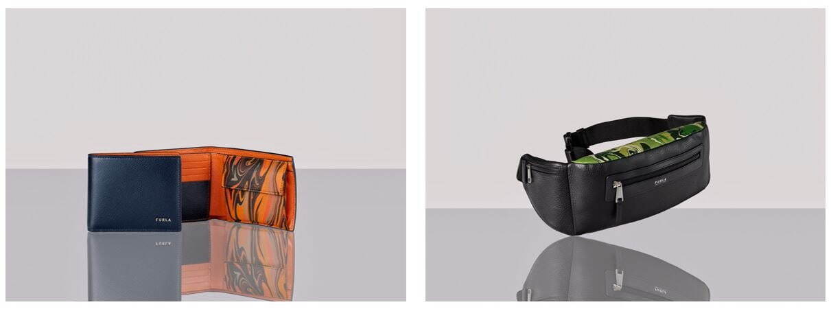 フルラ“マーブル模様”のメンズバッグ＆財布、日本の伝統技術を応用したDWS JAPANとコラボ - ファッションプレス