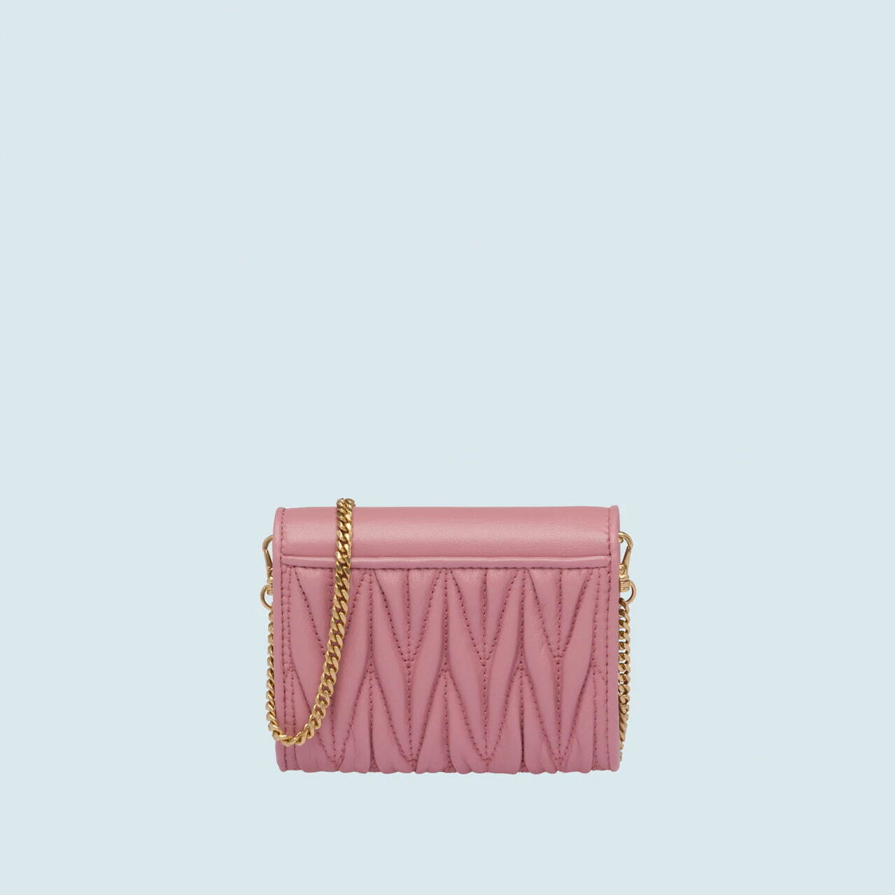 ミュウミュウ“ピンク”のミニ財布 - ハートモチーフやドット柄