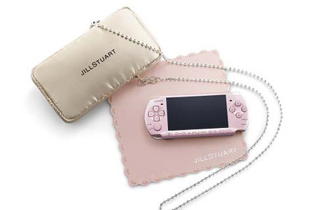 PSP、ジルスチュアートとコラボモデル発売 - ポーチとクロスも一緒