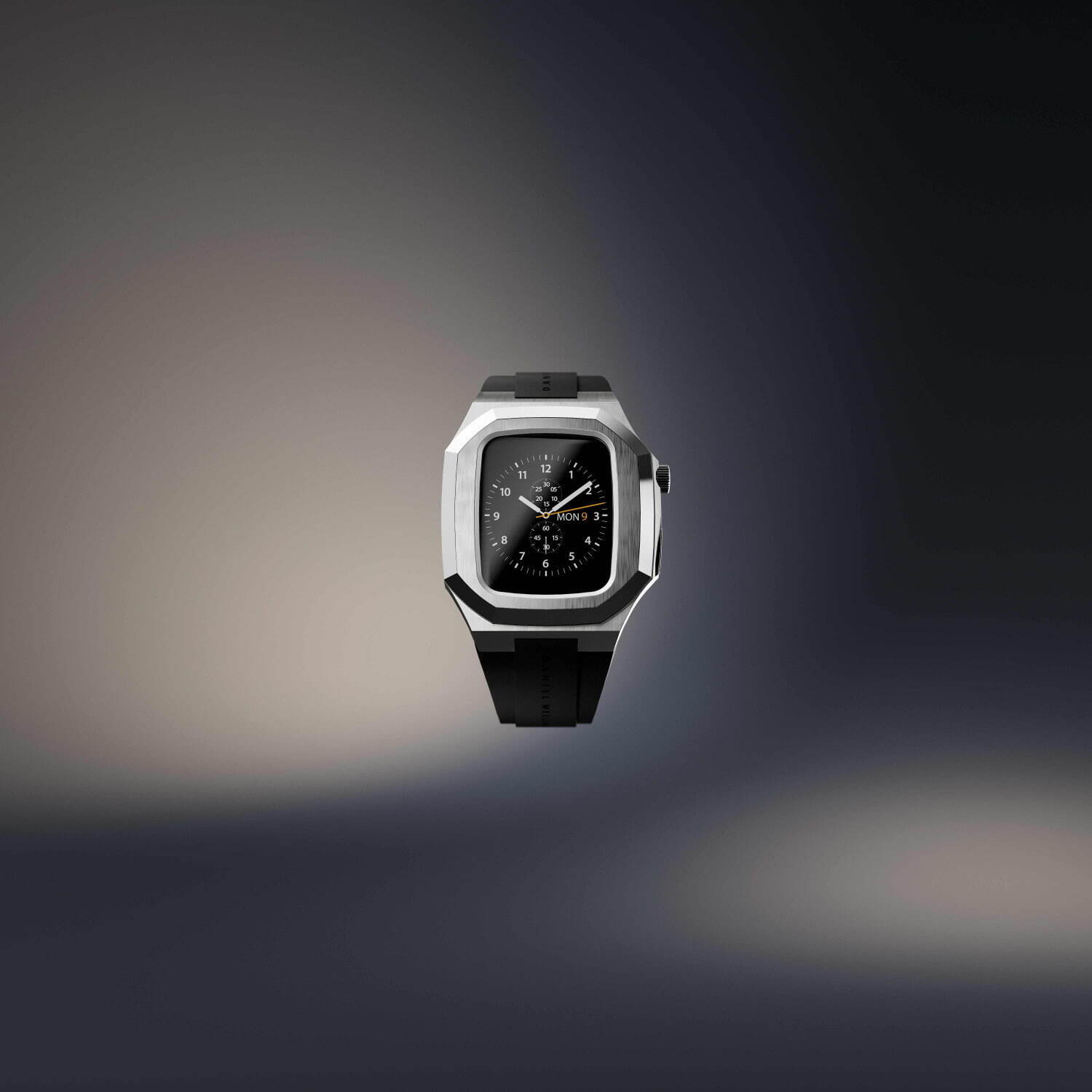 ダニエルウェリントン Apple Watch シルバー 44mm - 時計