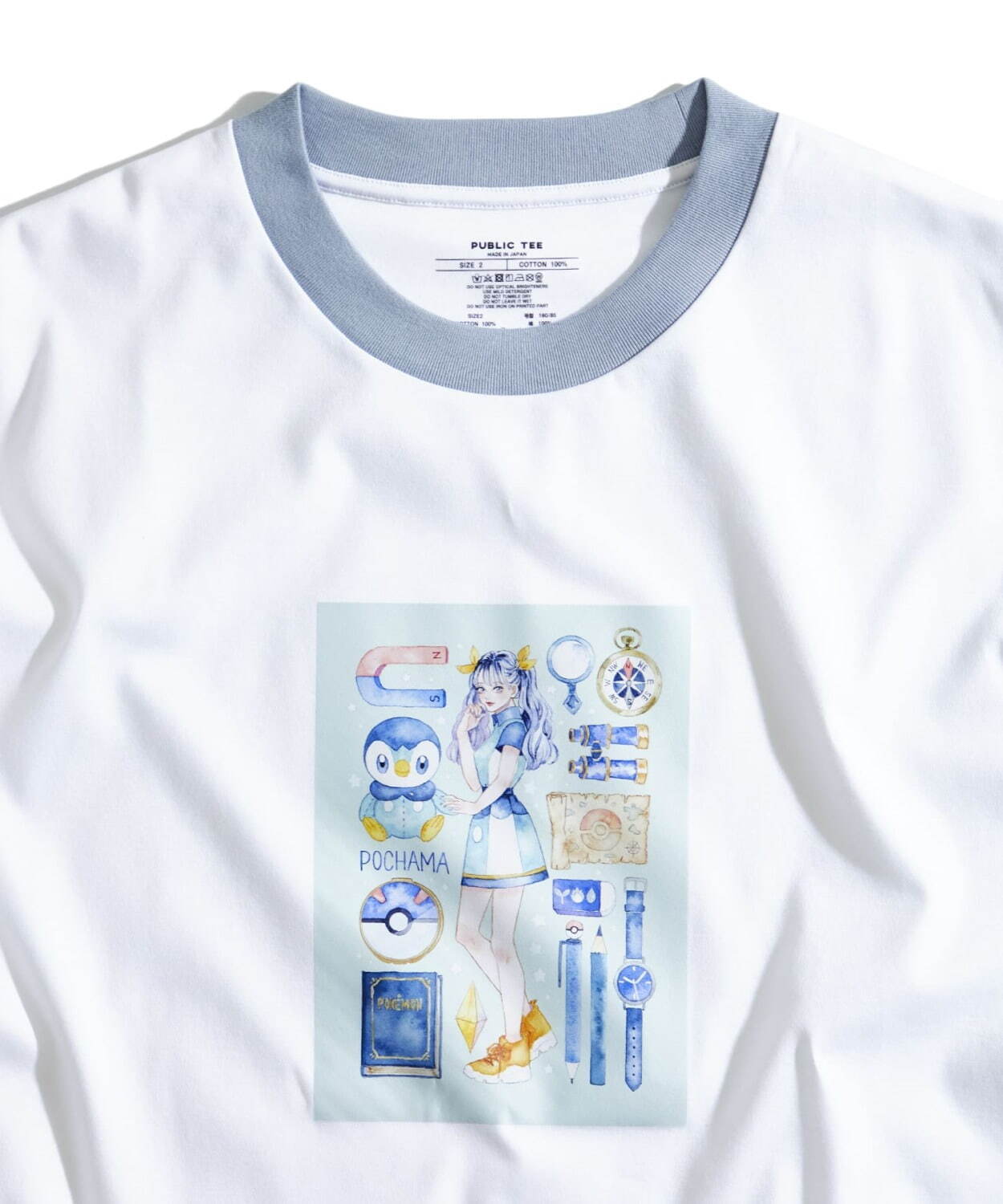 ポケモン ポッチャマ Tシャツがパブリック トウキョウから 気鋭クリエイターとコラボ ファッションプレス