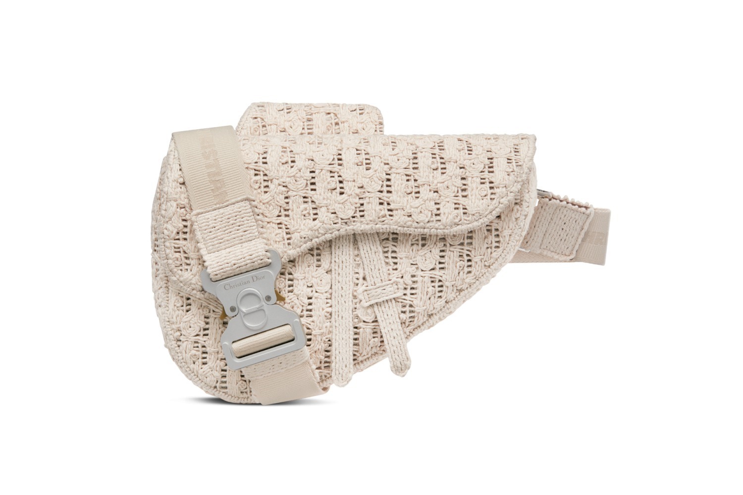 ディオール“マクラメ編み”「ディオール オブリーク」柄のメンズバッグ