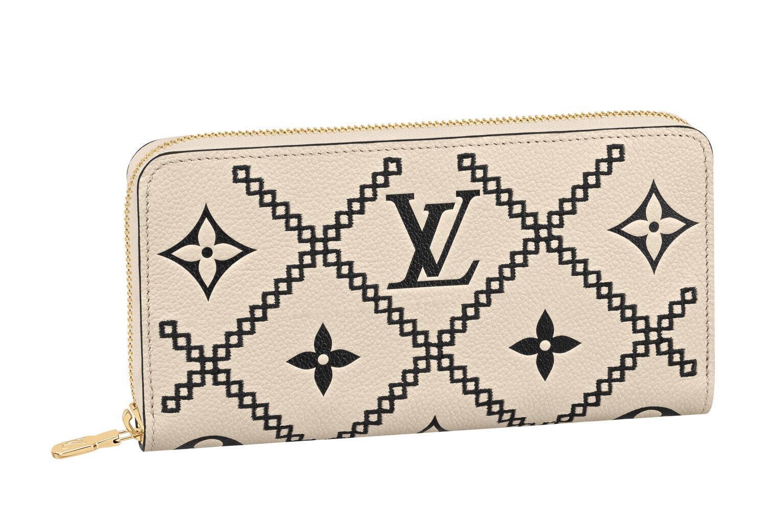 ルイ・ヴィトンの22年春レディース財布、カラーブロックの「カプシーヌ