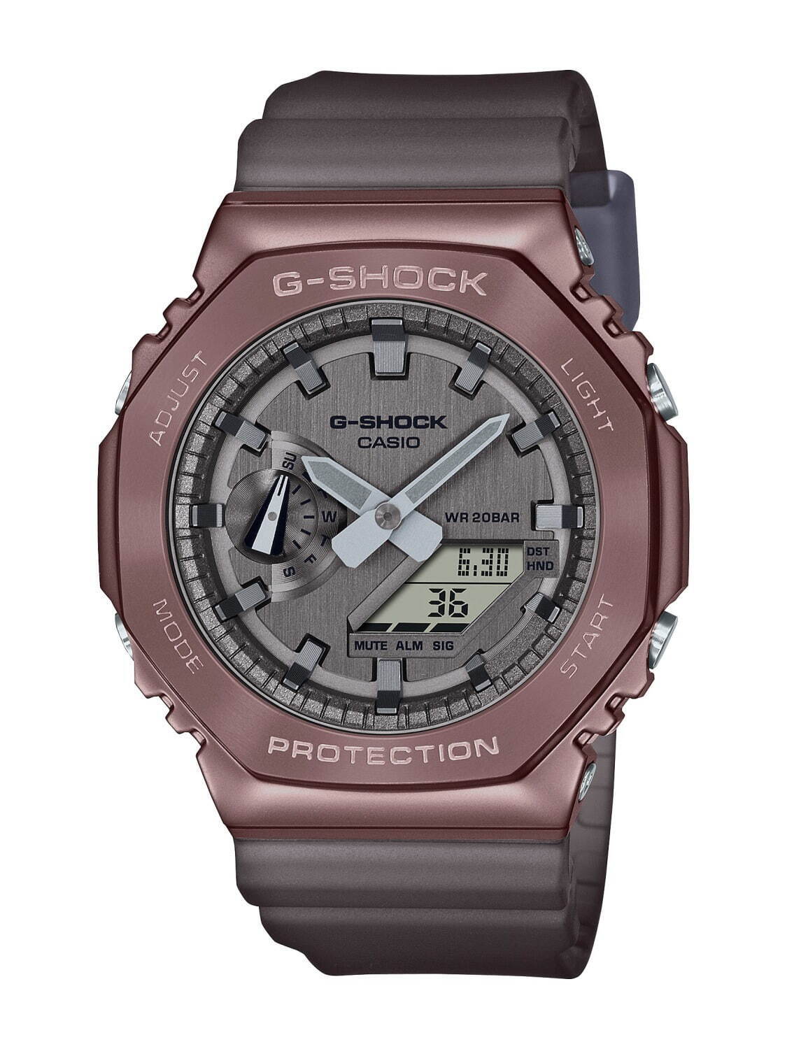 G-SHOCKから夜霧を表現した新作腕時計、ニュートラルカラーのメタルケース＆スケルトンバンド｜写真4