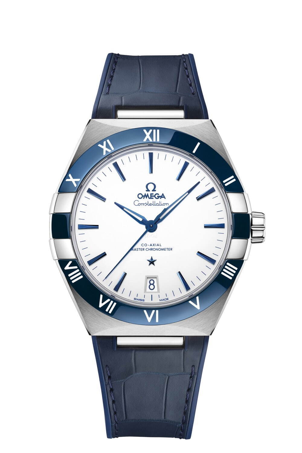 オメガ OMEGA 5203.80 ブルー メンズ 腕時計