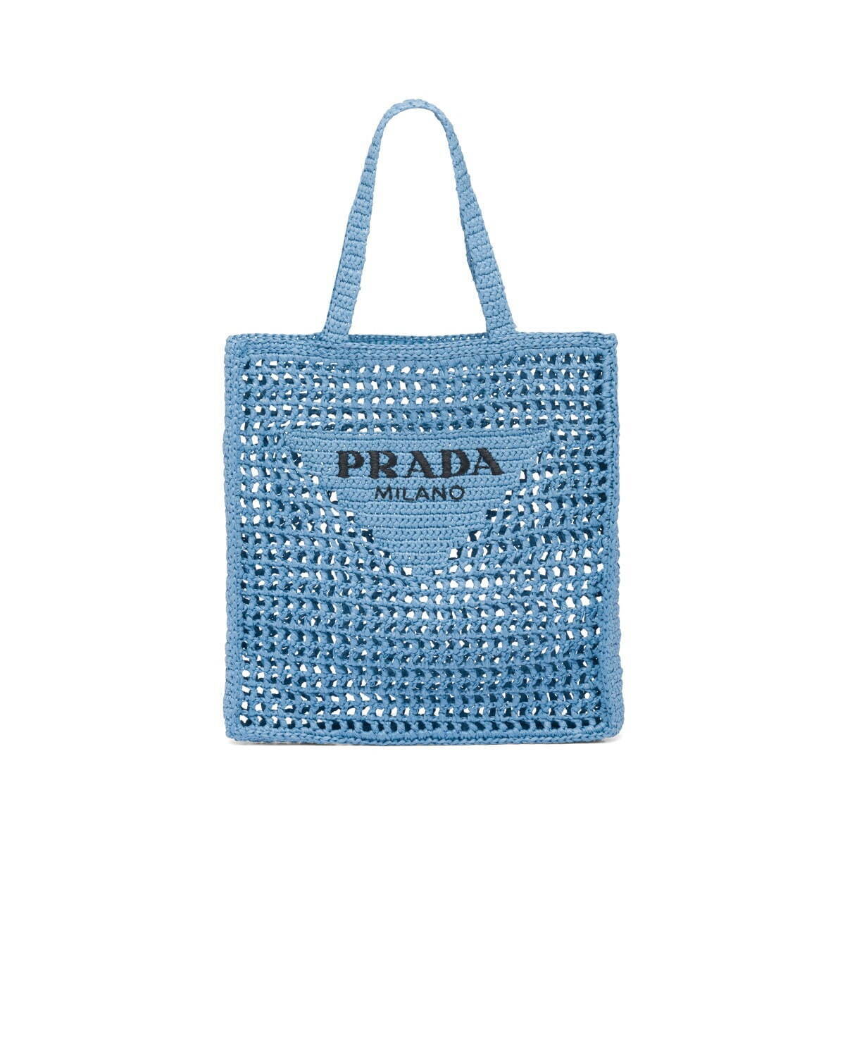 プラダ22年初夏の新作アイテム、手編みのラフィアバッグ