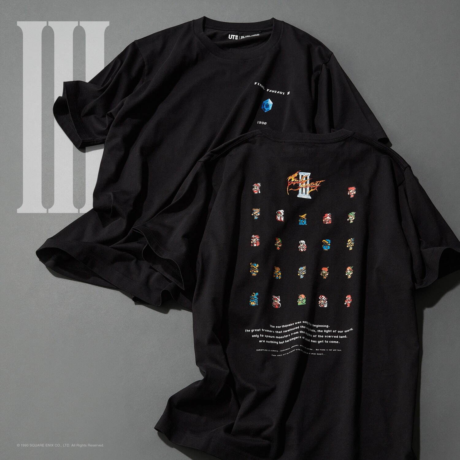 ユニクロ「UT」ファイナルファンタジーのプリントTシャツ、第1作から