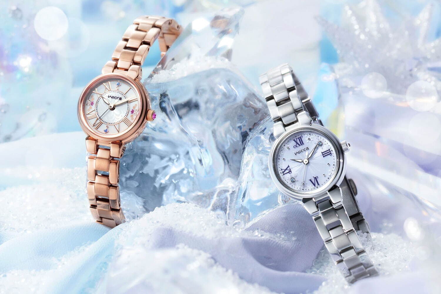 ウィッカから『アナと雪の女王』モチーフの新作腕時計、アナ＆エルサ