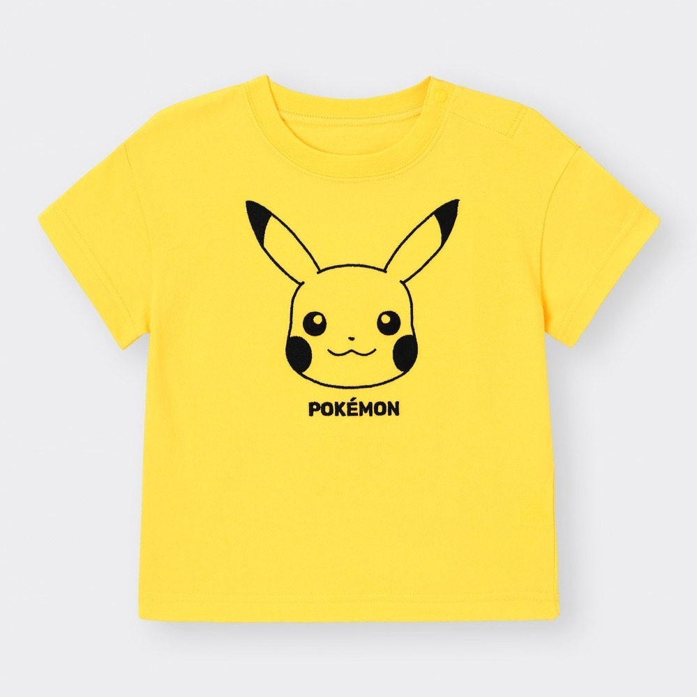 5周年記念イベントが GU ジーユー ポケモン ピカチュウ Tシャツ 綿100