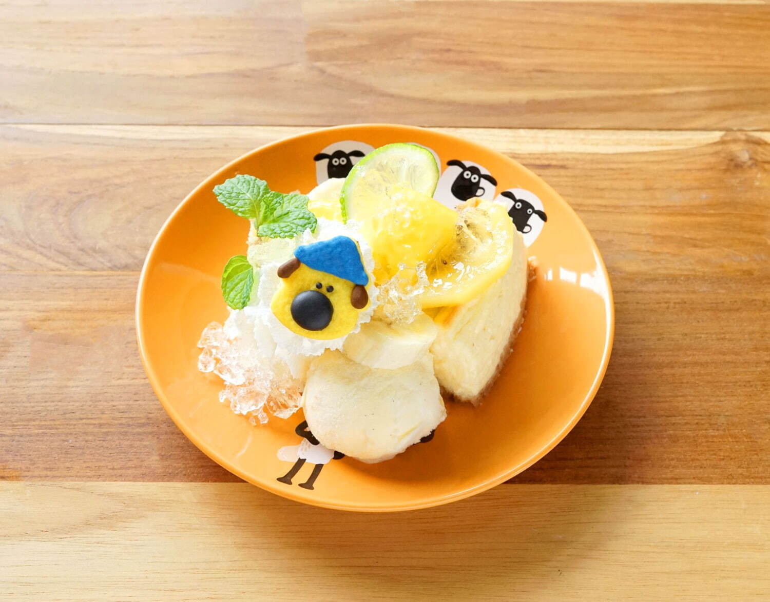 ひつじのショーン」カフェ夏メニュー、“赤ちゃんショーン”のチョコ