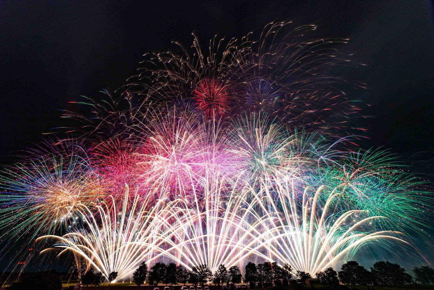 音楽 花火1万4千発の花火ショー 東京競馬場で ザ ローリング ストーンズ楽曲と花火がシンクロ ファッションプレス