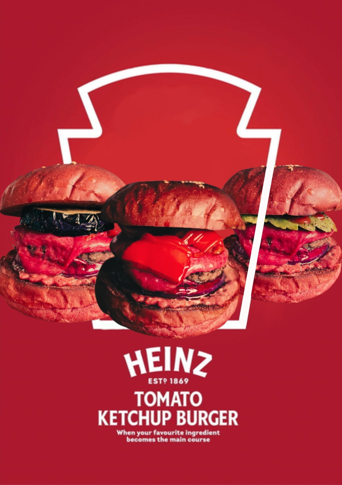 ハインツ“真っ赤な”「トマトケチャップバーガー」ガーリックやハラペーニョなどソースの異なる3種類｜写真6