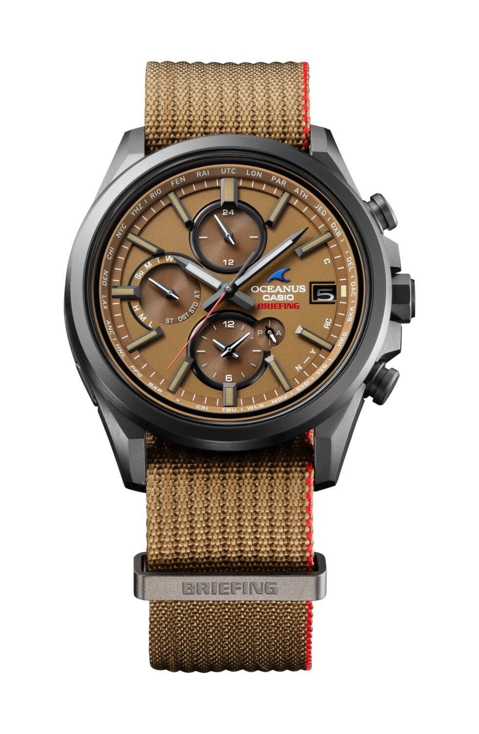 ブリーフィング×カシオ「オシアナス」“コヨーテカラー”の腕時計、高 ...