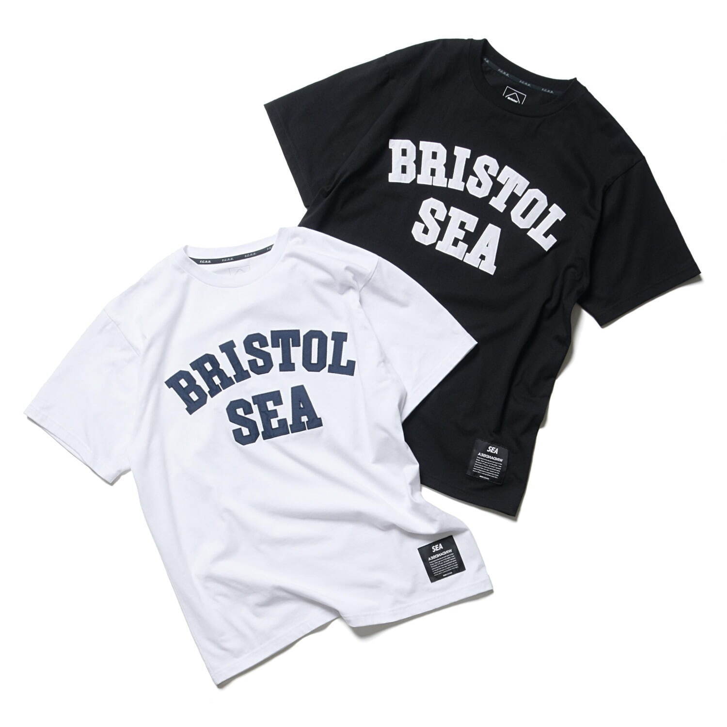 wind and sea & bristol Tシャツ