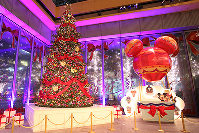 東京・丸の内にディズニーのクリスマスイルミネーション - プーさんの