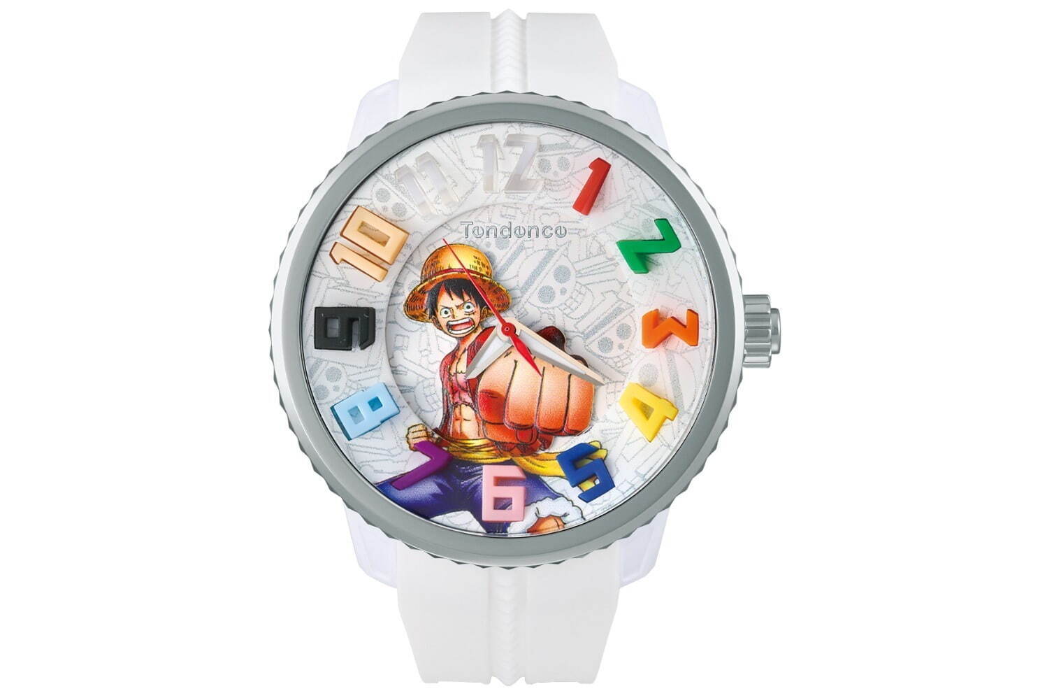 テンデンスとワンピースのコラボ腕時計 ルフィ シャンクス描き下ろしグラフィック入りダイヤル ファッションプレス