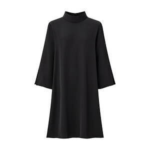 マークジェイコブス Velvet Mock-Neck Blouson Dress - ひざ丈ワンピース