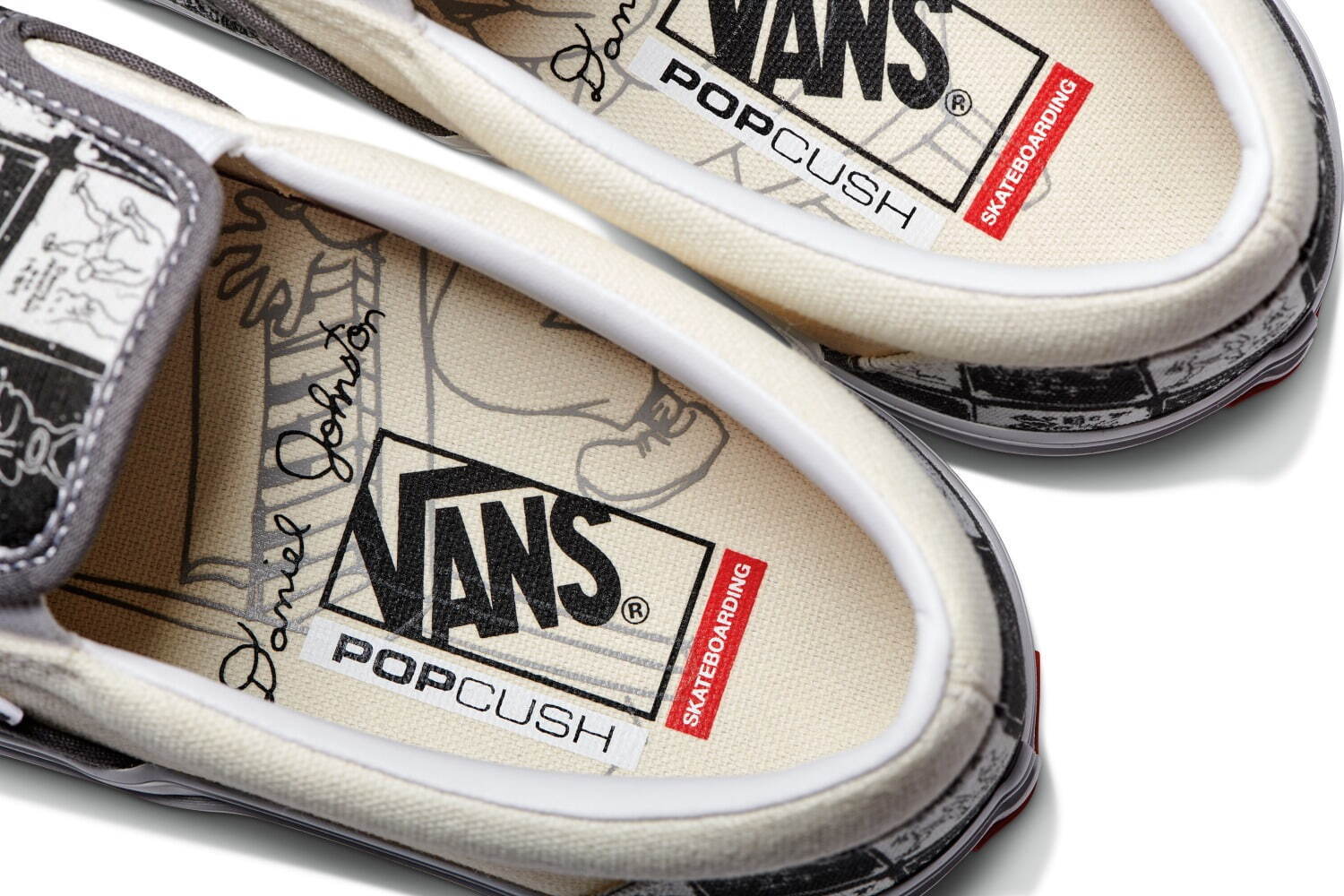 VANS×ダニエル・ジョンストン、著名なアートワークを描いたスニーカーやアパレルアイテム｜写真11