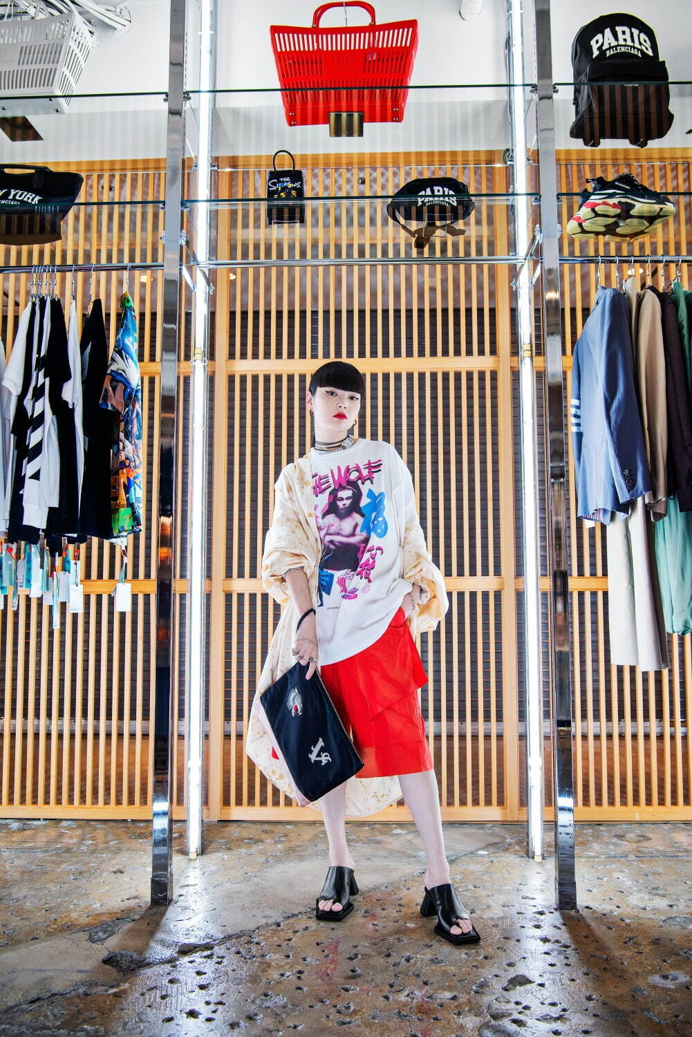 ケイタ マルヤマ × 千代の富士、浴衣パッチワークシャツ＆Tシャツなど