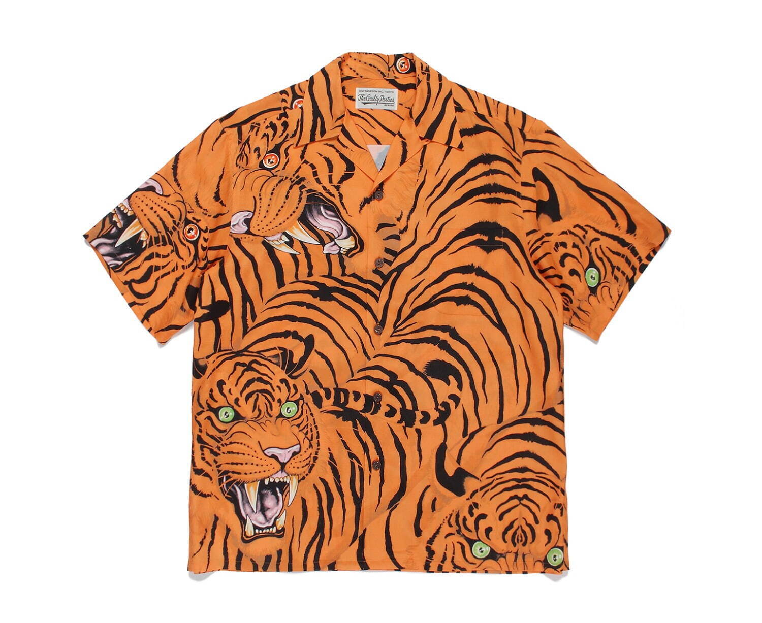 虎と龍 和柄シャツ アロハシャツ - シャツ