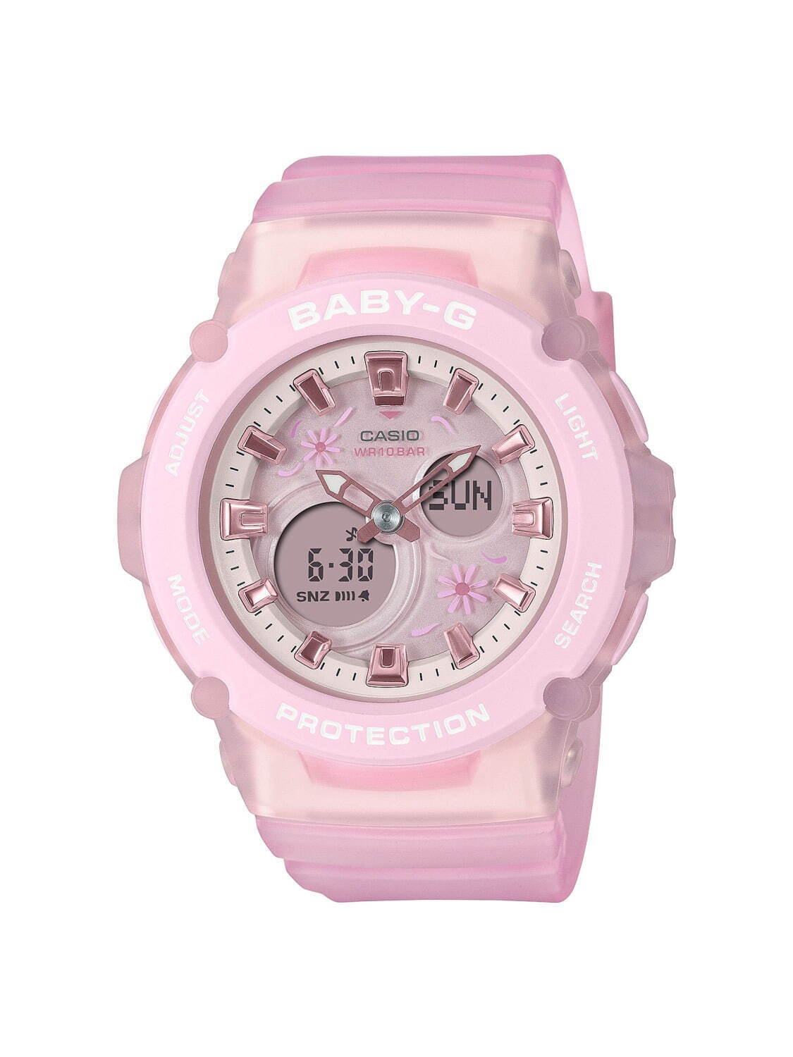 BABY-G「コスモスピンク」の腕時計、“ビーチ”や“フラワー”モチーフの