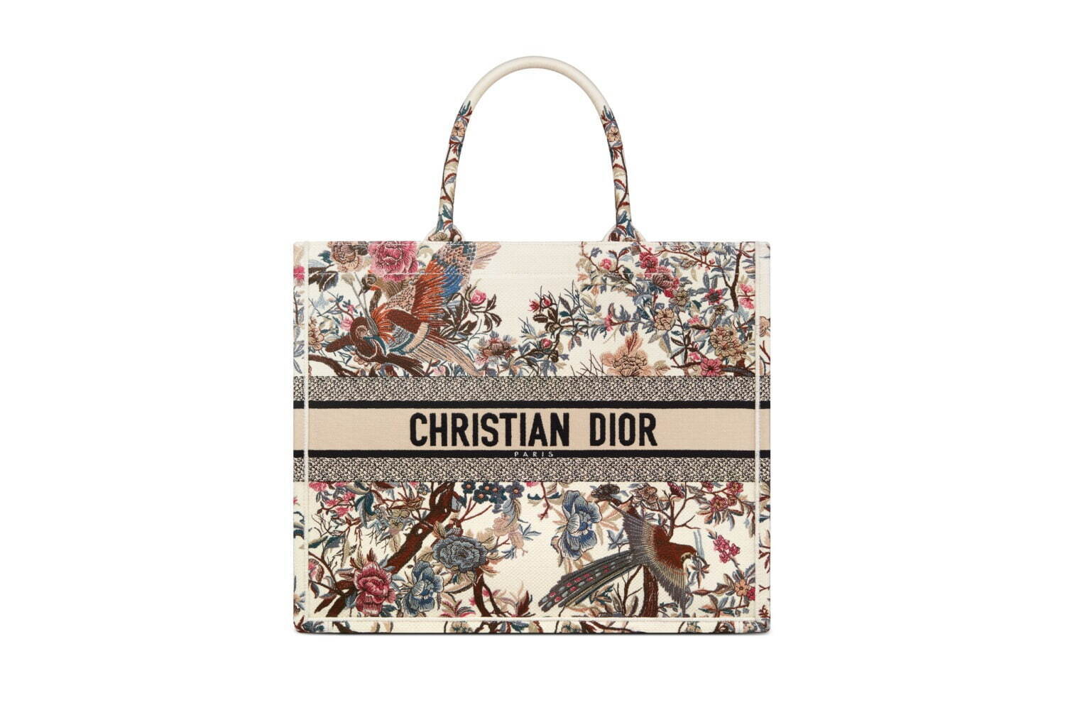 ディオール Dior ブックトート刺繍 ハンドバッグ