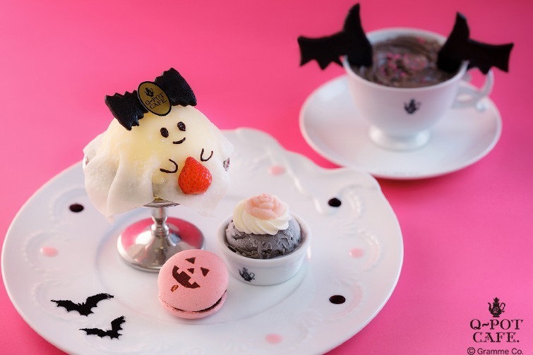 Q-pot CAFE.ハロウィン限定メニュー、ふわふわ“オバケちゃん