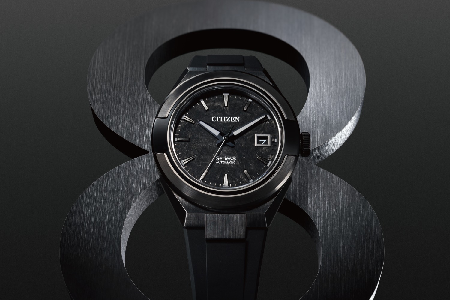 シチズン シリーズエイト“オールブラック”の限定腕時計、初の 