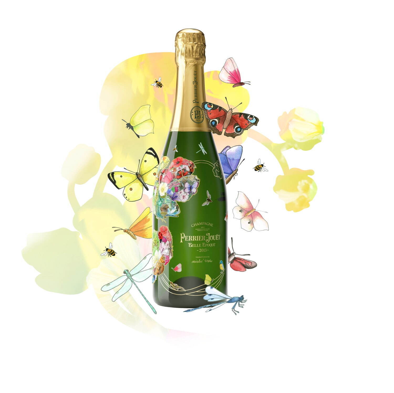 ペリエ ジュエ」から特別なアネモネを描いた数量限定デザインボトル、2
