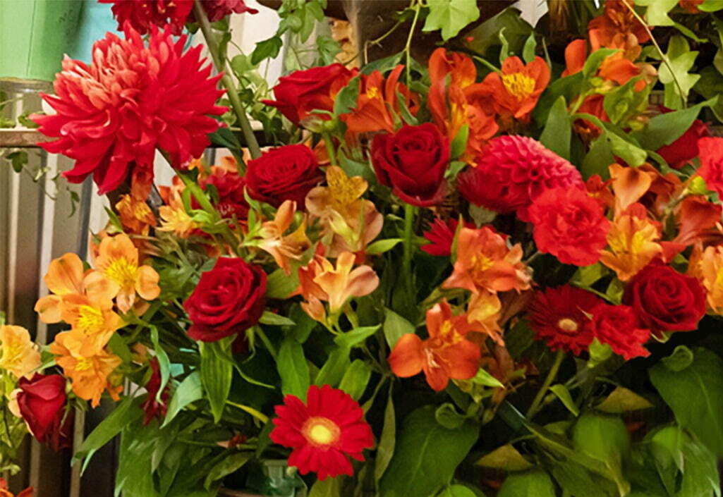 「シルバニアファミリー」ハロウィン限定装飾が大阪・地下街ホワイティうめだで、“秋の花”を使用｜写真4