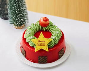 東武百貨店 池袋本店22年クリスマスケーキ まるで アート いちご型チョコのショートケーキ ファッションプレス