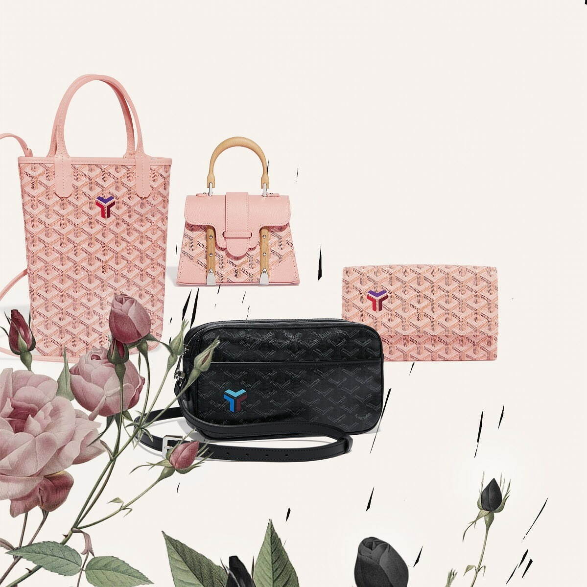 ゴヤール(GOYARD) ジェットブラック＆パウダーピンク｜写真21