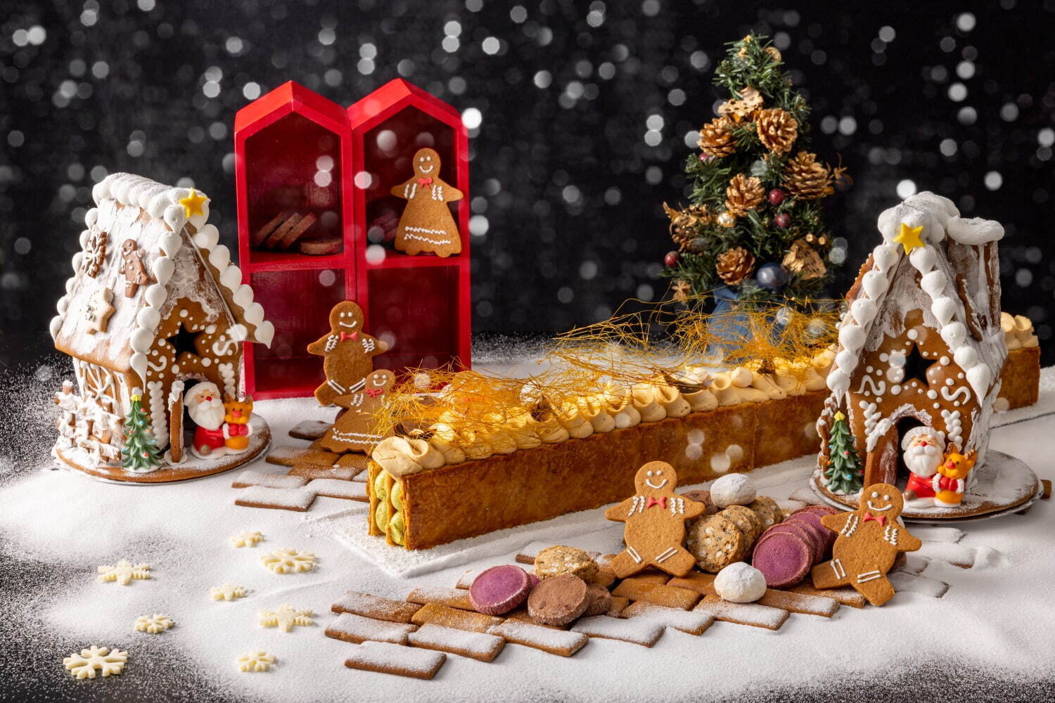ヒルトン名古屋のクリスマススイーツビュッフェ、アメリカンなリース型チョコケーキなど世界の伝統スイーツ｜写真16