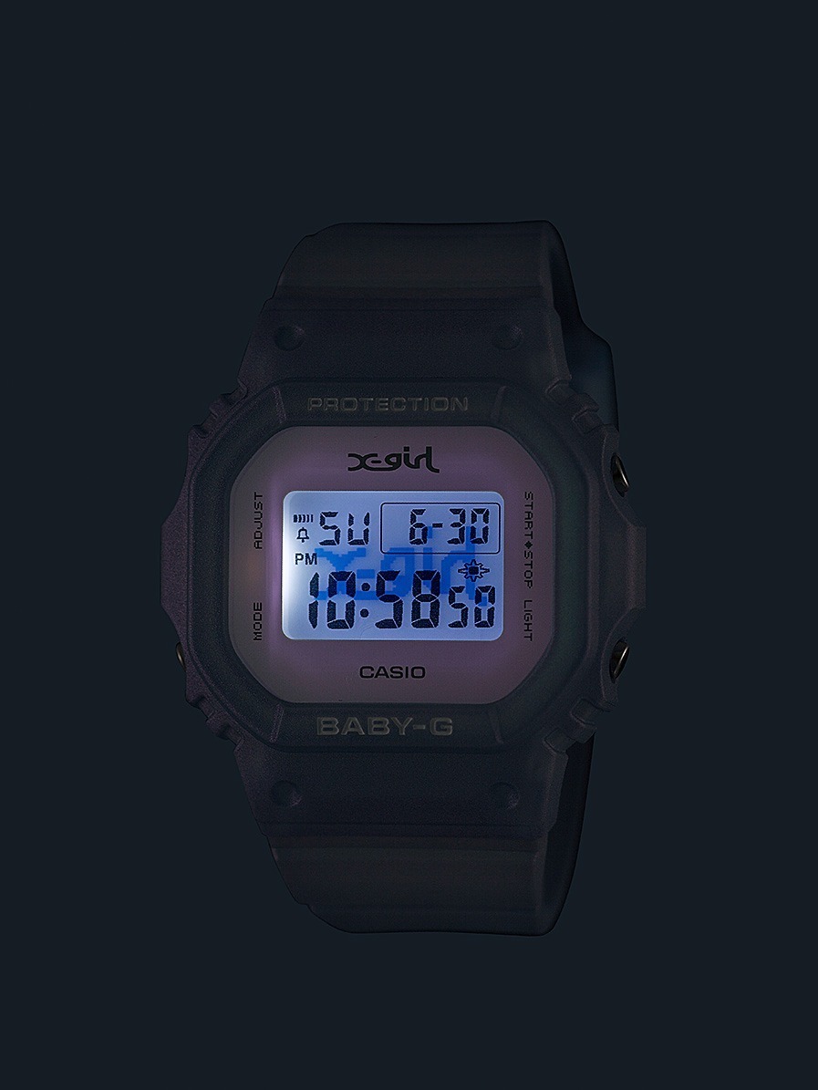 若者の大愛商品 BABY-G コラボ 腕時計 X-girl 腕時計(デジタル 