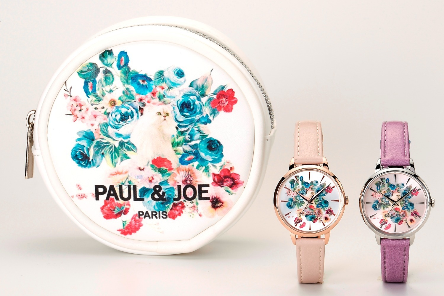 ポール & ジョー新作腕時計「ジプシー ブーケ」“猫と花束”を描いた