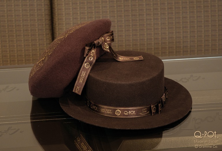 Q-pot.新作“チョコレート”ベレー帽＆カンカン帽、板チョコデザインや20