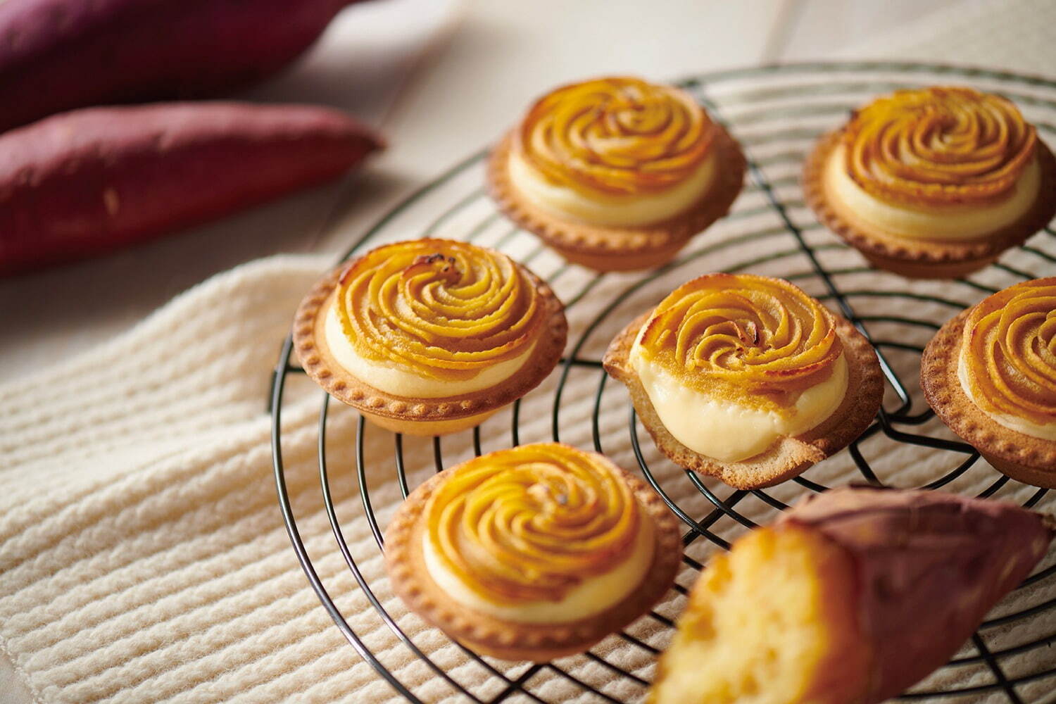 ベイク チーズタルト(BAKE CHEESE TART) 焼きたてチーズタルト スイートポテト｜写真1