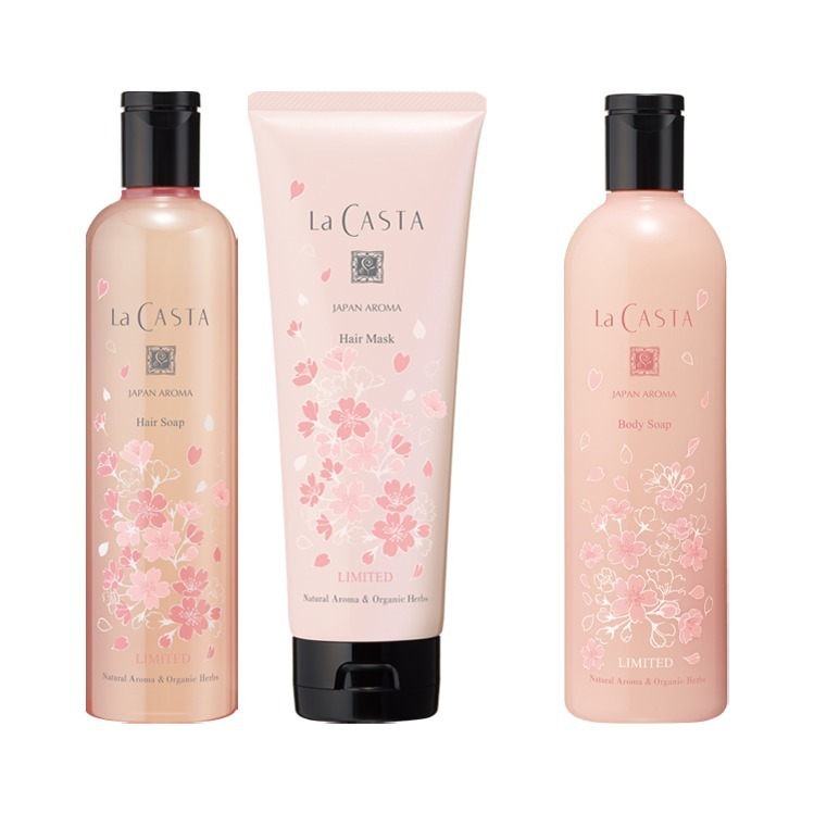 ラ・カスタ23年春“満開の桜”イメージのヘアケア＆ボディソープ、みずみずしく華やかな桜の香り｜写真2